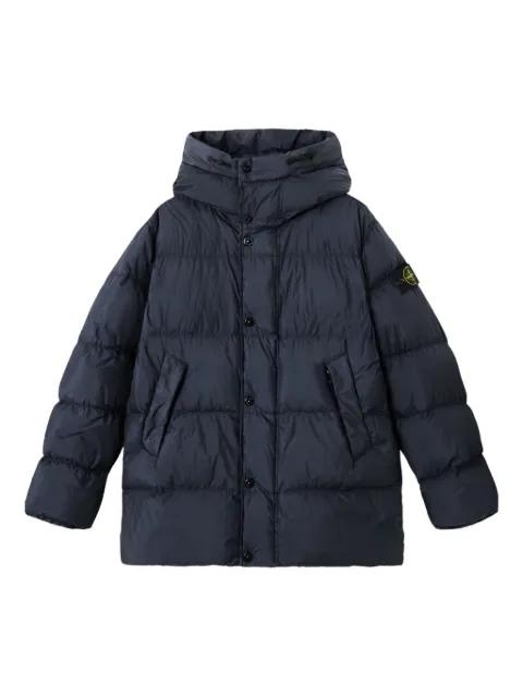 Crinkled padded jacket by STONE ISLAND