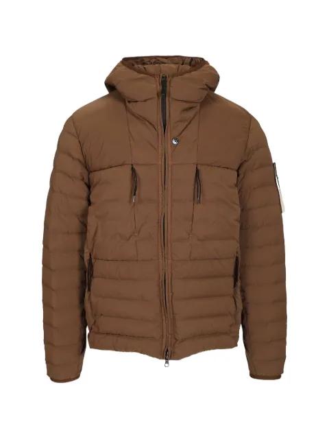 Davis-TCc hood quilted jacket by STONE ISLAND