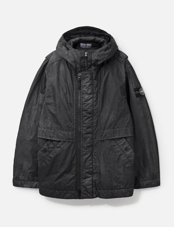 Dense Nylon-TC Hand Sprayed Reflective Jacket by STONE ISLAND