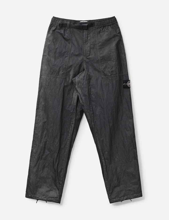 Dense Nylon-TC Hand Sprayed Reflective Pants by STONE ISLAND