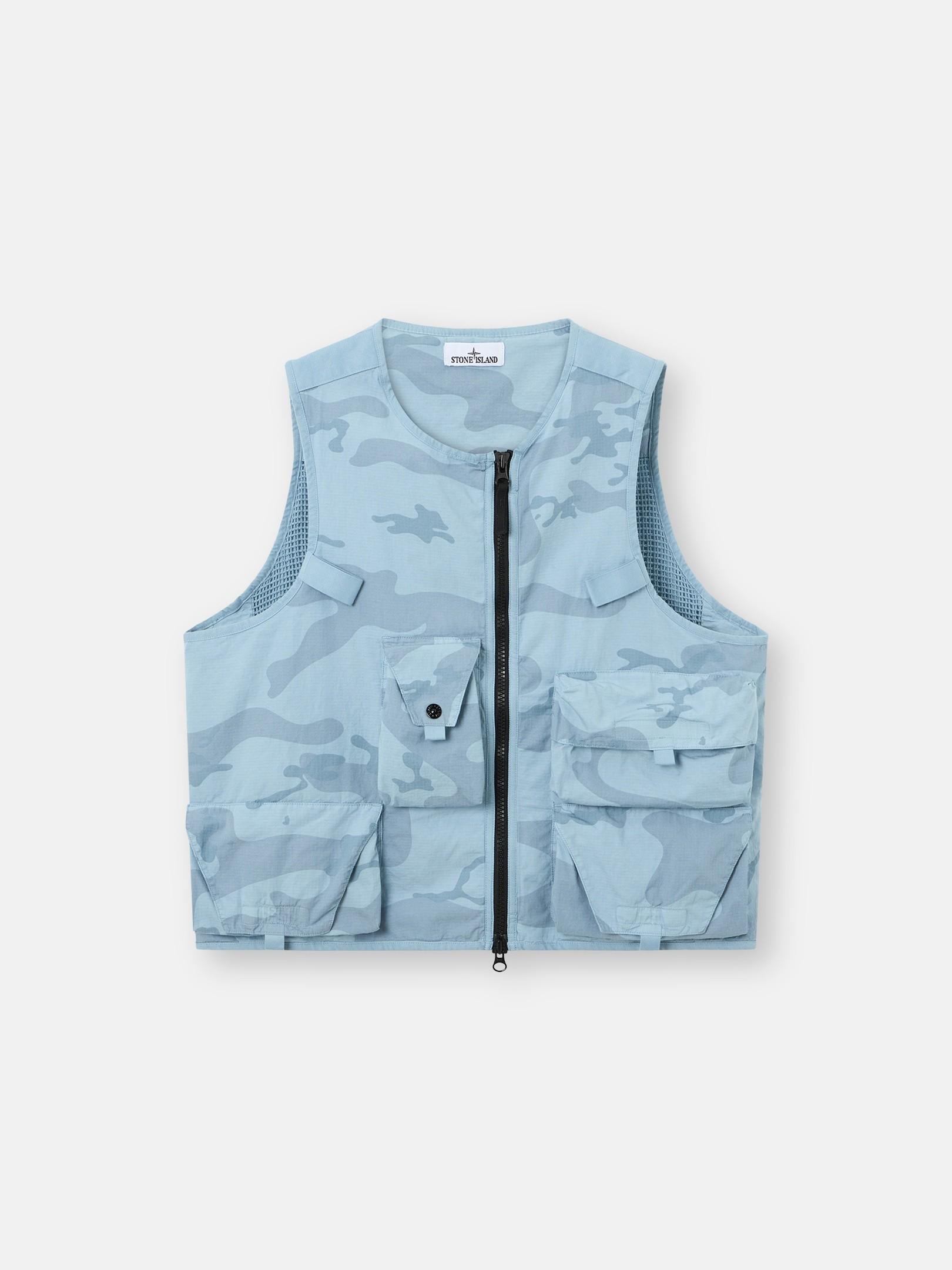 G100006 FADED CAMO RIPSTOP-TC by STONE ISLAND