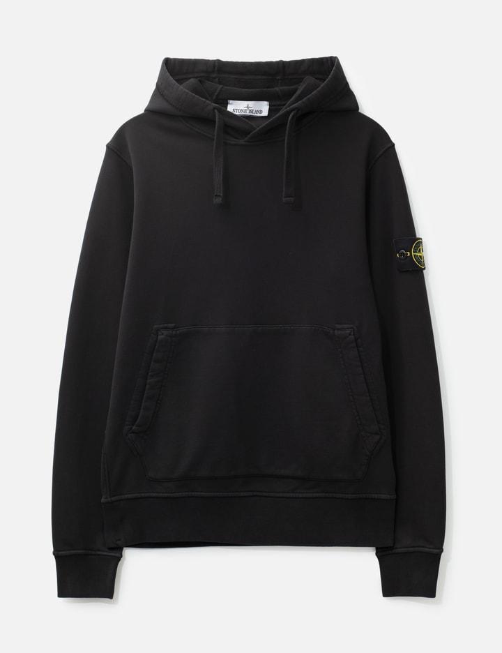 Garment Dyed Cotton Fleece Hoodie by STONE ISLAND