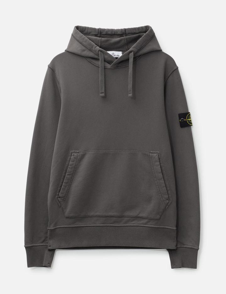 Garment Dyed Cotton Fleece Hoodie by STONE ISLAND