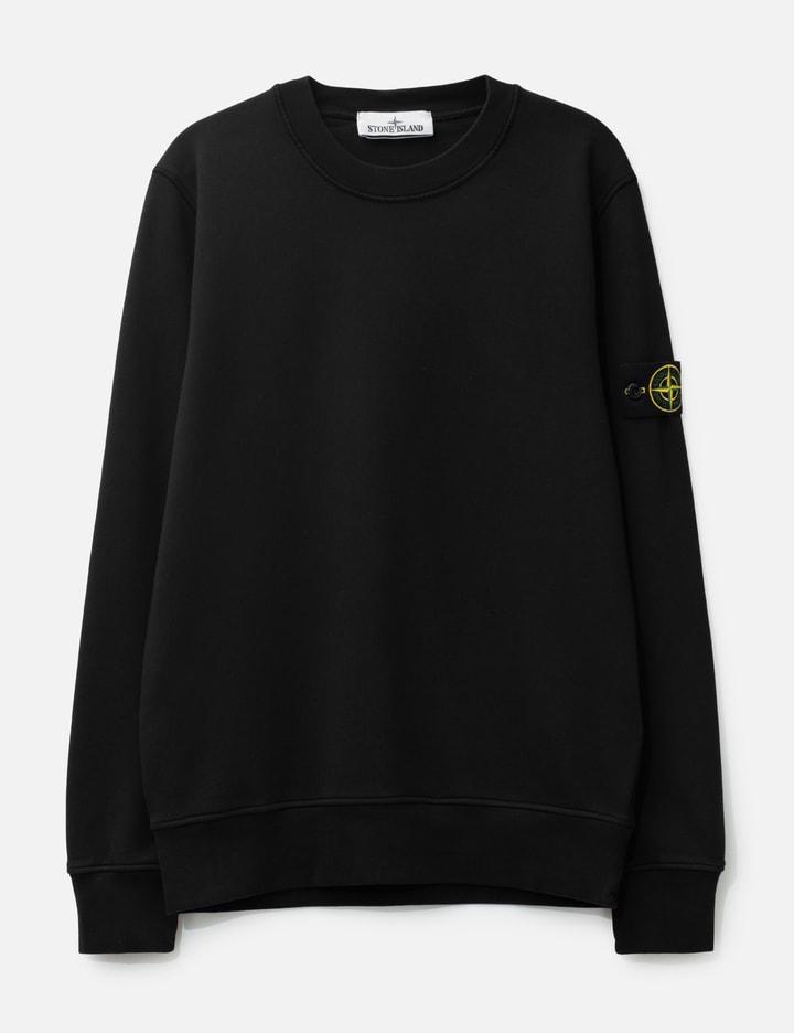 Garment Dyed Cotton Fleece Sweatshirt by STONE ISLAND