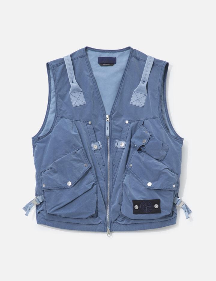 Garment Dyed Nylon Vest by STONE ISLAND