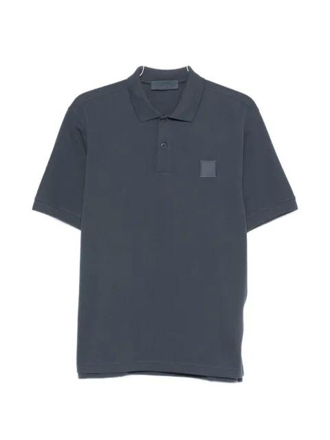 Ghost logo-patch polo shirt by STONE ISLAND