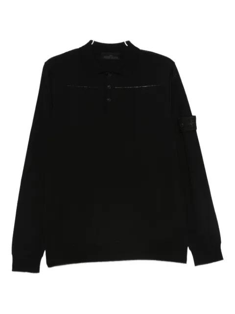 Ghost long-sleeve polo shirt by STONE ISLAND