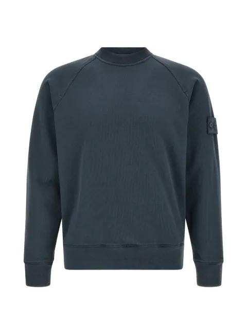 Ghost patch-detail cotton sweatshirt by STONE ISLAND