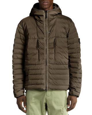 Hooded Quilted Jacket by STONE ISLAND