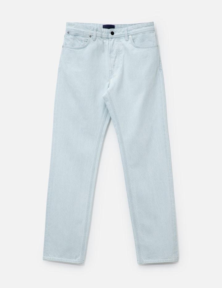 Indigo Denim Ultra Bleach Straight Jeans by STONE ISLAND