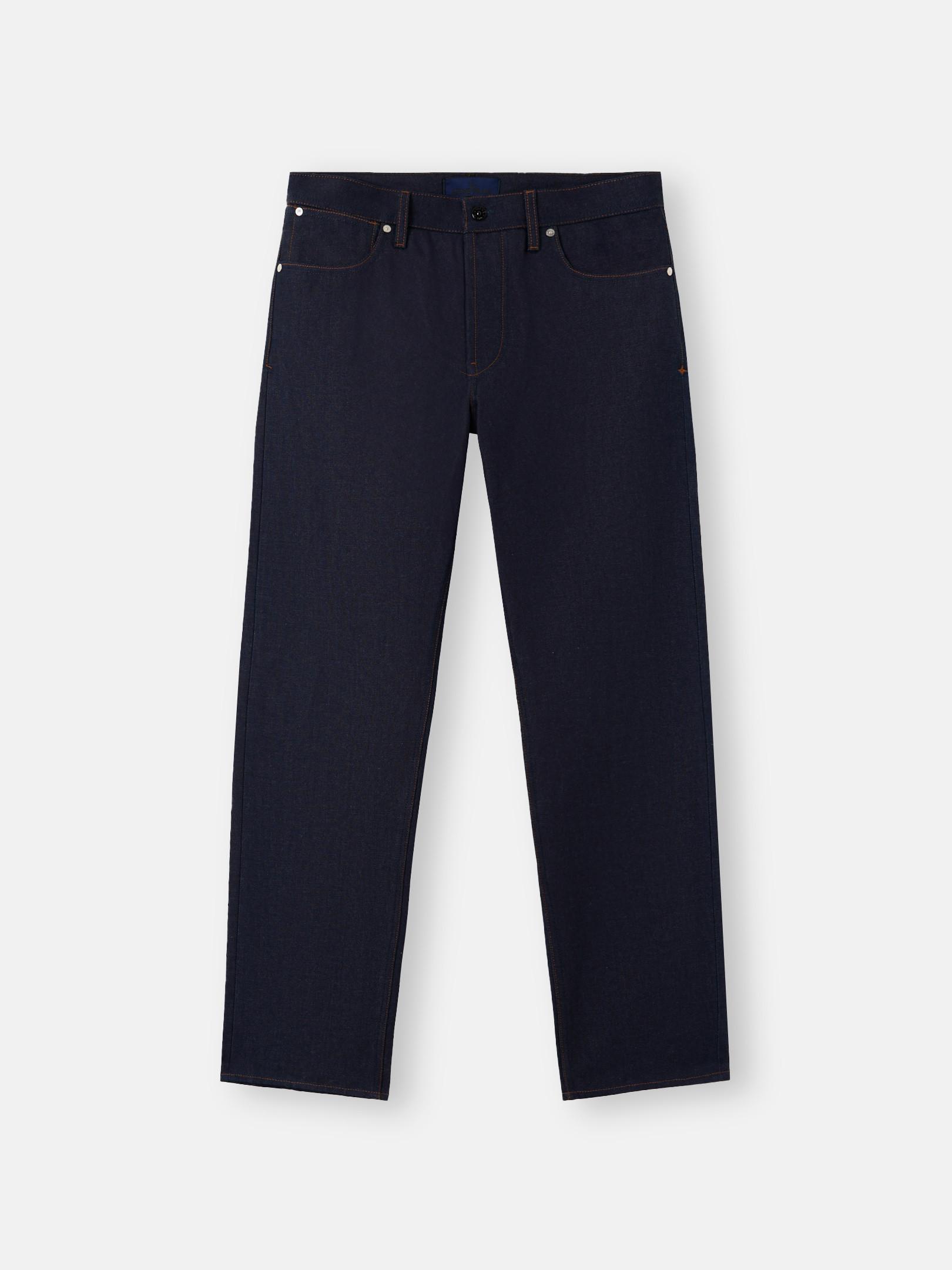 J100008 SELVEDGE INDIGO DENIM-RAW by STONE ISLAND