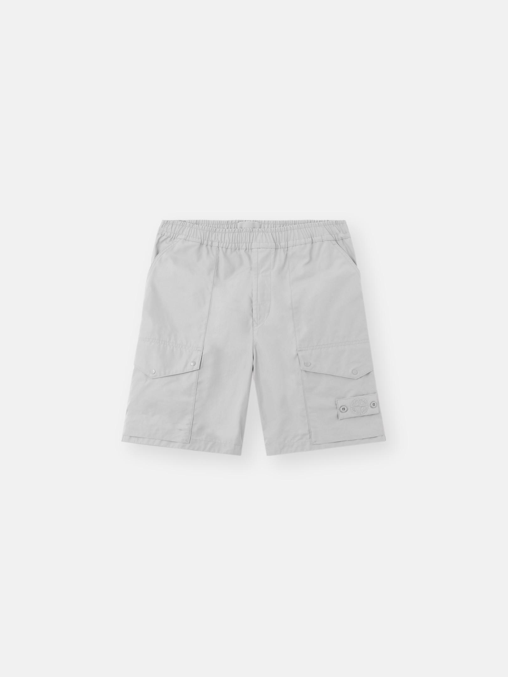 L100004 ALL-WEATHER COTTON CANVAS_S.I. GHOST by STONE ISLAND
