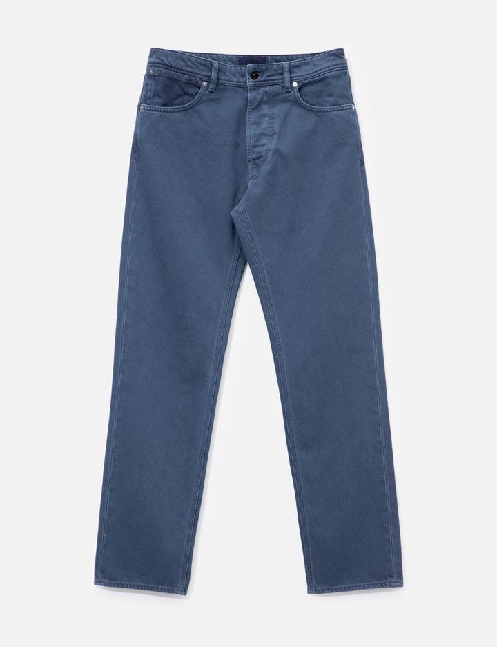 Light Bull Denim Indigo TC Straight Jeans by STONE ISLAND