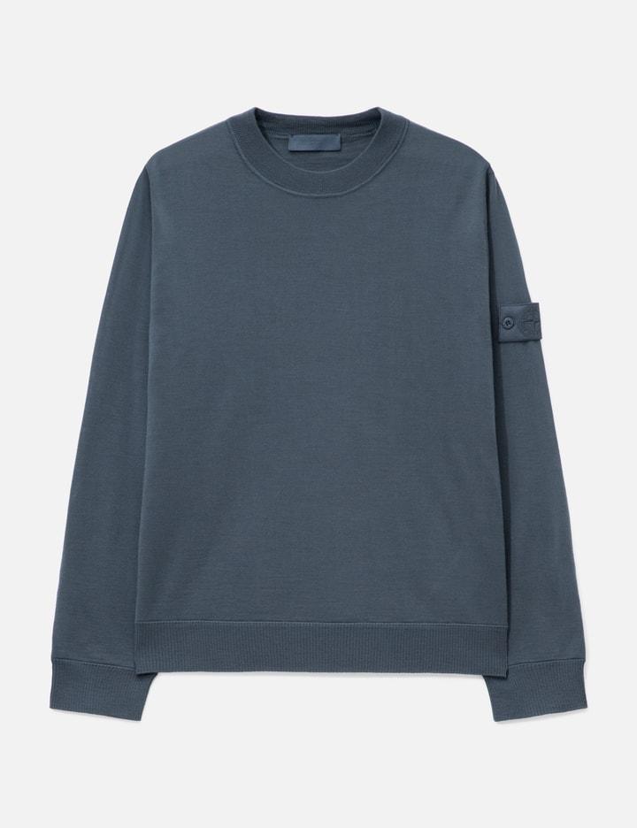 Light Pure RWS WOOL_S.I. Ghost Crewneck Jumper by STONE ISLAND