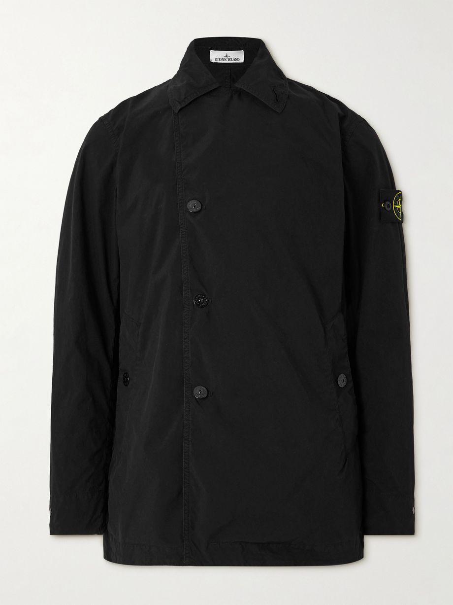 Logo-Appliquéd Canvas Jacket by STONE ISLAND