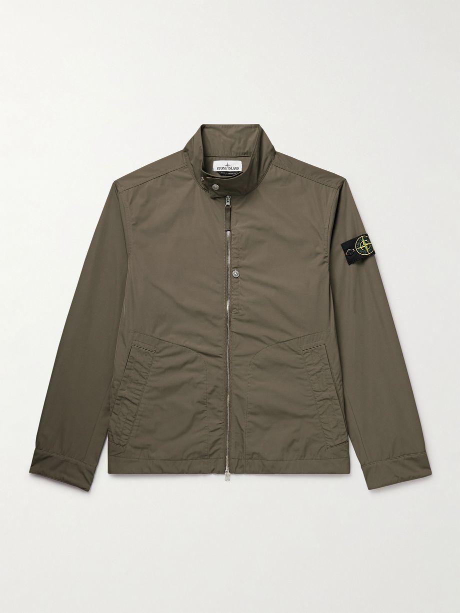 Logo-Appliquéd Micro Twill Jacket by STONE ISLAND