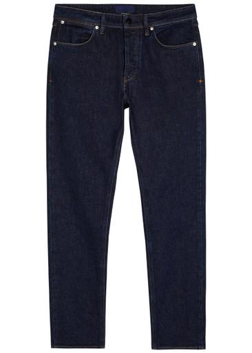Logo-appliquéd slim-leg jeans by STONE ISLAND