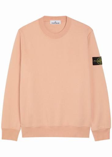 Logo cotton sweatshirt by STONE ISLAND