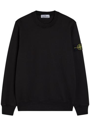 Logo cotton sweatshirt by STONE ISLAND