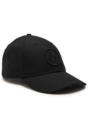 Logo-embroidered cotton cap by STONE ISLAND