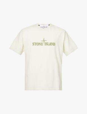 Logo-embroidered cotton-jersey T-shirt by STONE ISLAND
