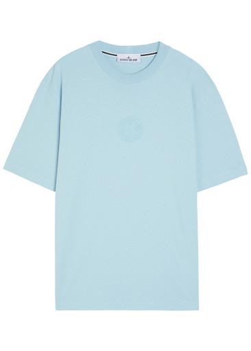 Logo-print cotton T-shirt by STONE ISLAND