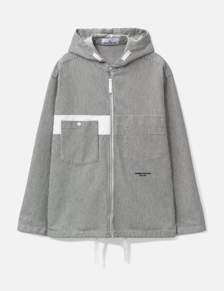 Marina Hooded Stripe Shirt by STONE ISLAND