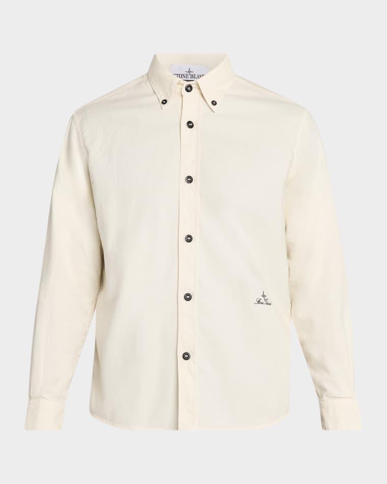 Men's Comfort-Fit Long-Sleeve Shirt by STONE ISLAND
