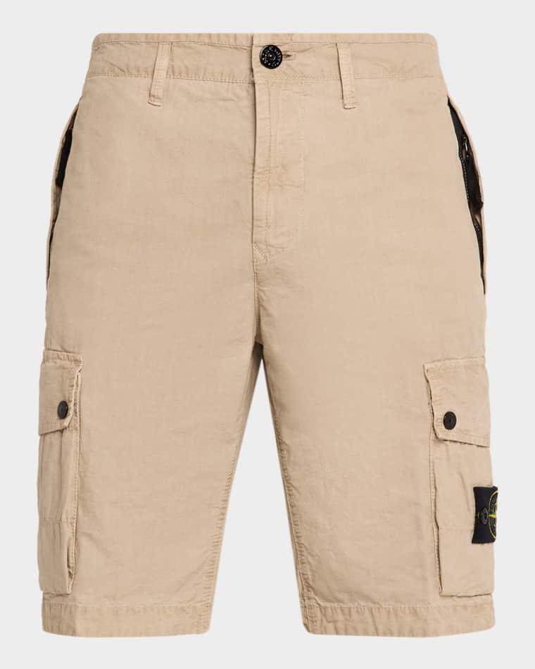 Men's Desert Slim-Fit Cargo Shorts by STONE ISLAND
