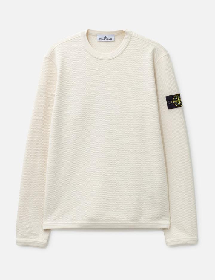 Mesh Stitch Organic Cotton Fleece by STONE ISLAND