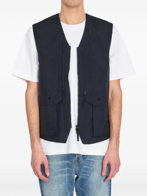 Metal Lamina Poly ripstop vest by STONE ISLAND