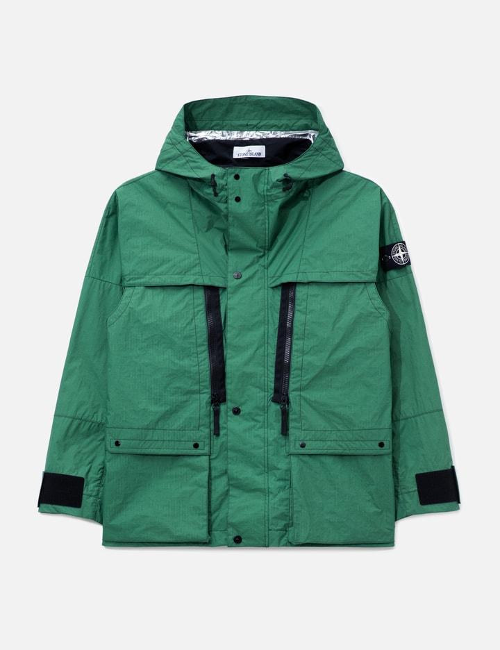 Metal Lamina Ripstop Heat Reactive Hooded Jacket by STONE ISLAND