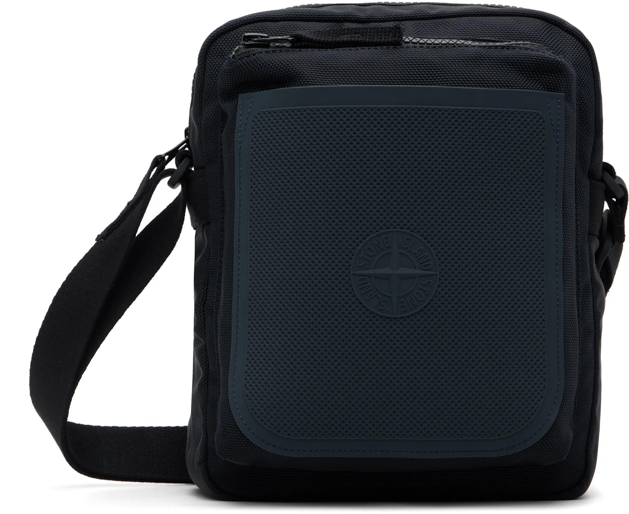 Navy 9200029 Nylon Panama Accessories Bag by STONE ISLAND