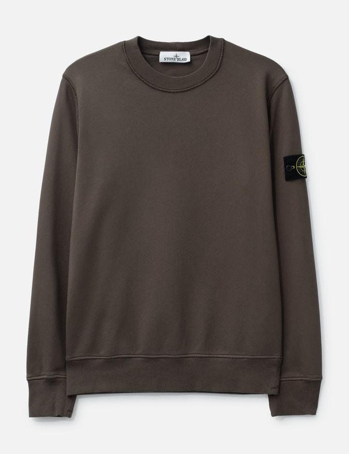 Organic Cotton Fleece Sweatshirt by STONE ISLAND