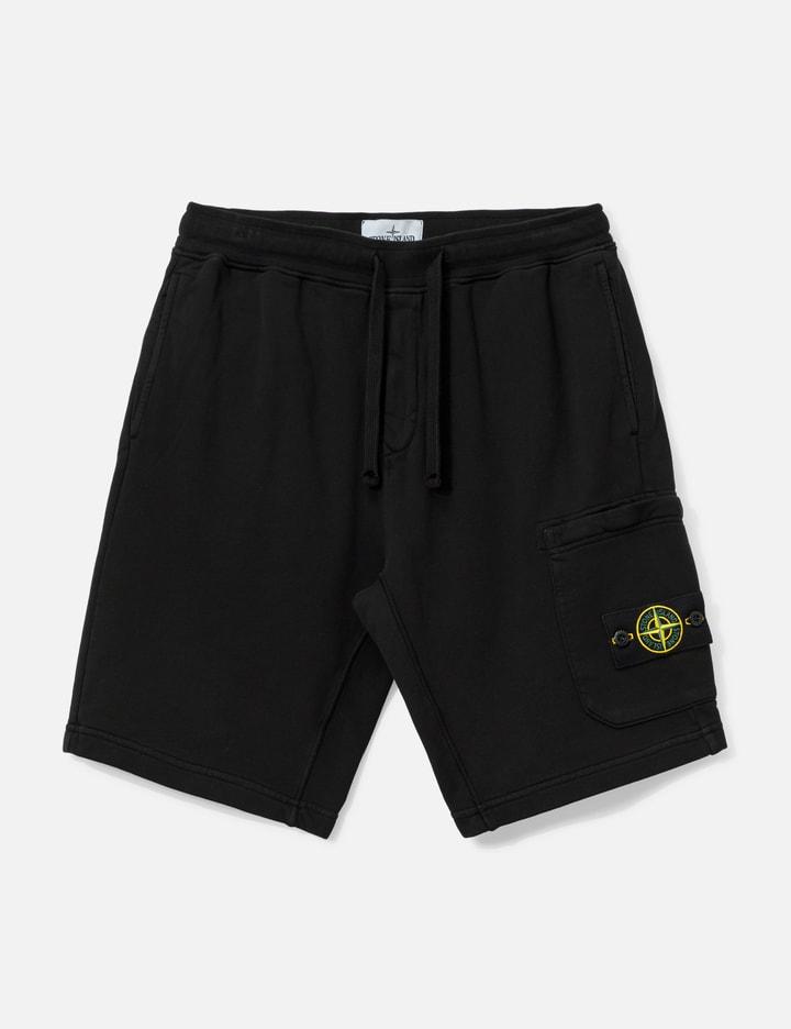 Organic Cotton Fleece Sweatshorts by STONE ISLAND