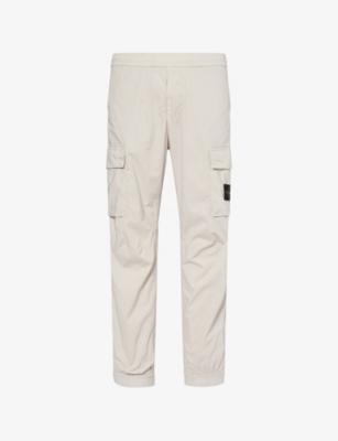 Paracadute Brand-Patch Cotton Cargo Trousers by STONE ISLAND