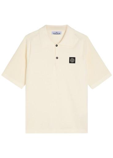 Piqué cotton polo shirt by STONE ISLAND