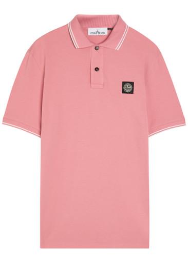 Piqué cotton polo shirt by STONE ISLAND