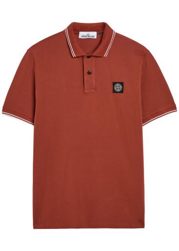 Piqué cotton polo shirt by STONE ISLAND