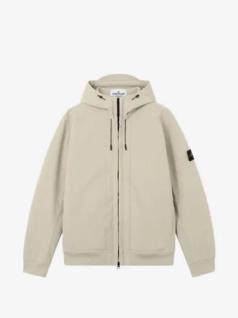Q100004 soft Shell-R_E.Dye technology jacket by STONE ISLAND