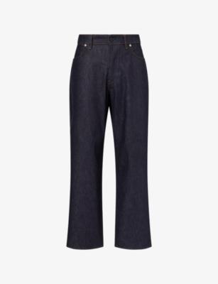 Relaxed-Fit Straight-Leg Denim Jeans by STONE ISLAND