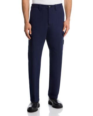 Relaxed Fit Trousers in Dark Blue by STONE ISLAND