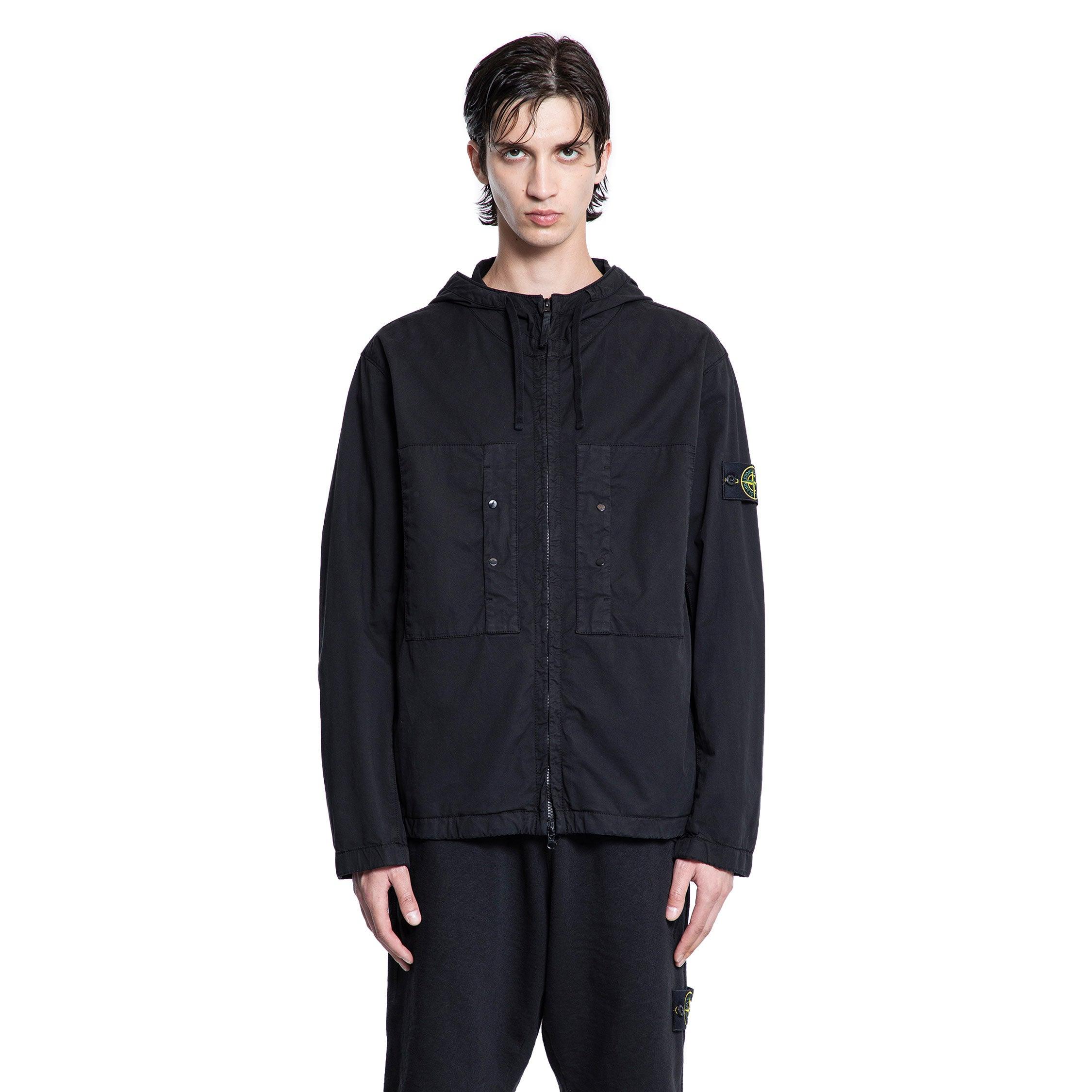 STONE ISLAND MAN BLACK JACKETS by STONE ISLAND