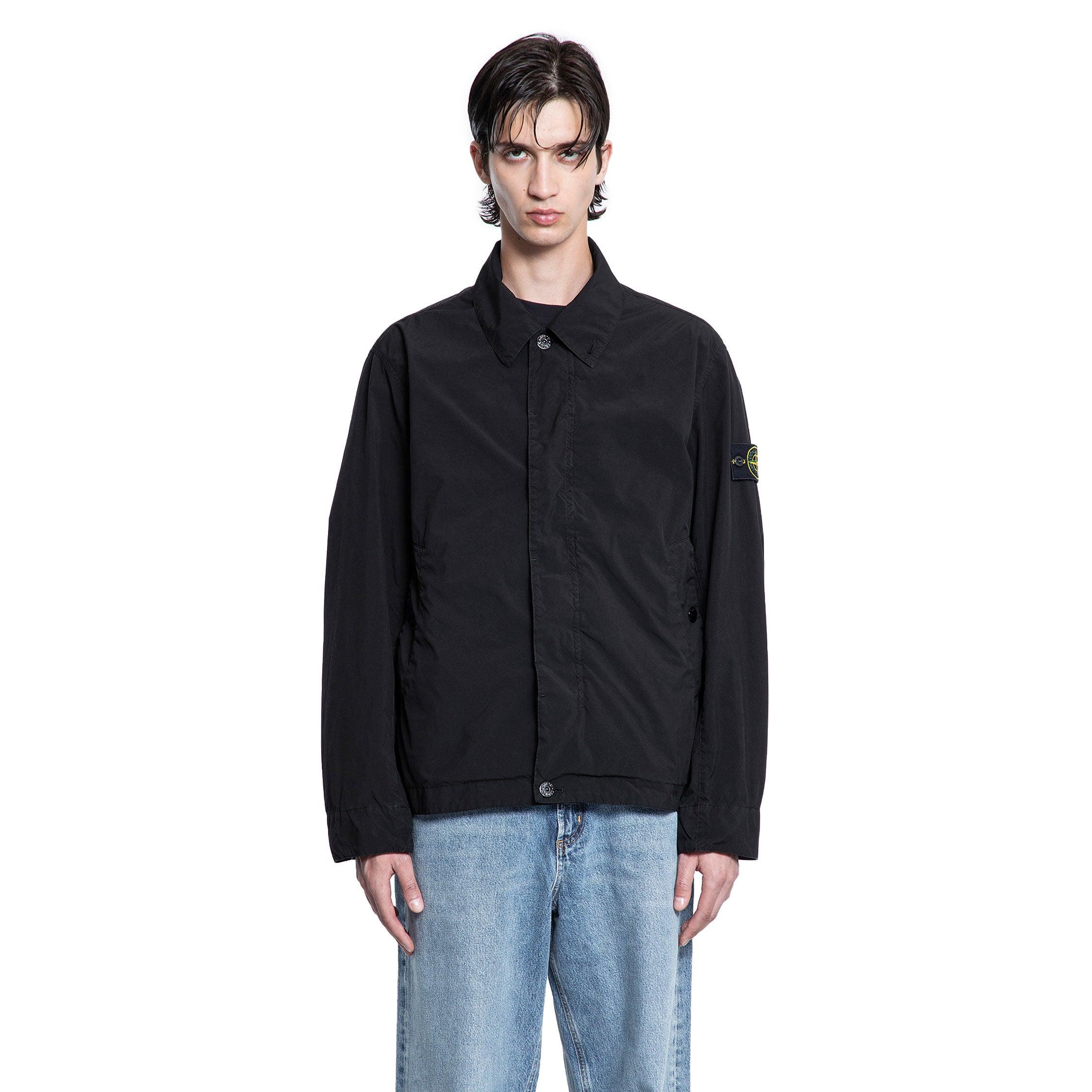 STONE ISLAND MAN BLACK JACKETS by STONE ISLAND