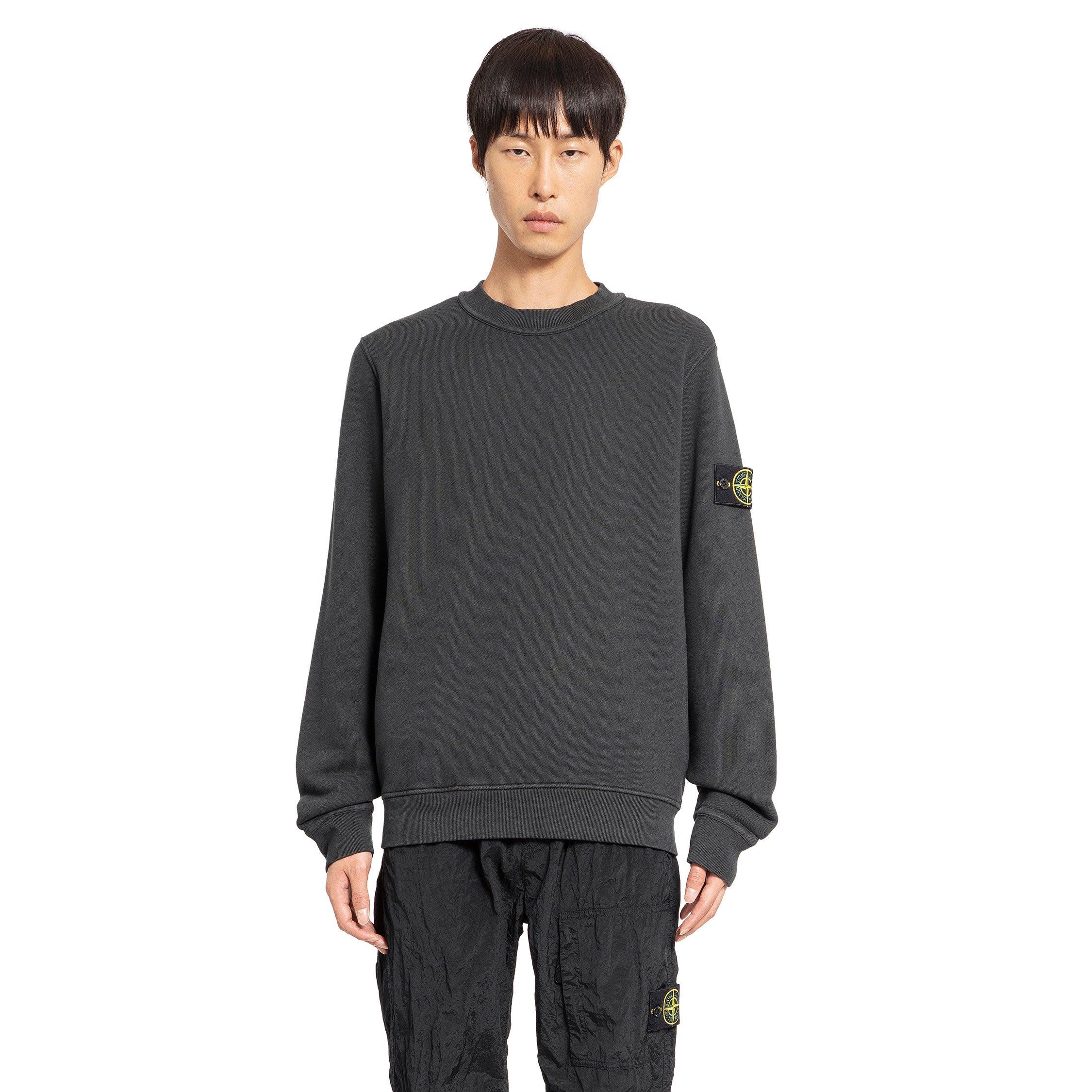 STONE ISLAND MAN GREY SWEAT-SHIRTS by STONE ISLAND