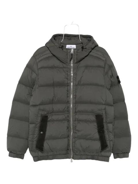 Seamless Tunnel hoodied puffer jacket by STONE ISLAND