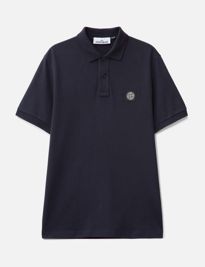 Short-Sleeve Polo Shirt With Compass Patch by STONE ISLAND