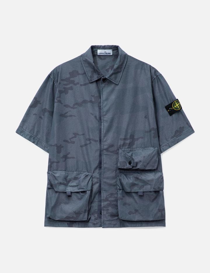 Short Sleeves Ripstop Camo Shirt by STONE ISLAND