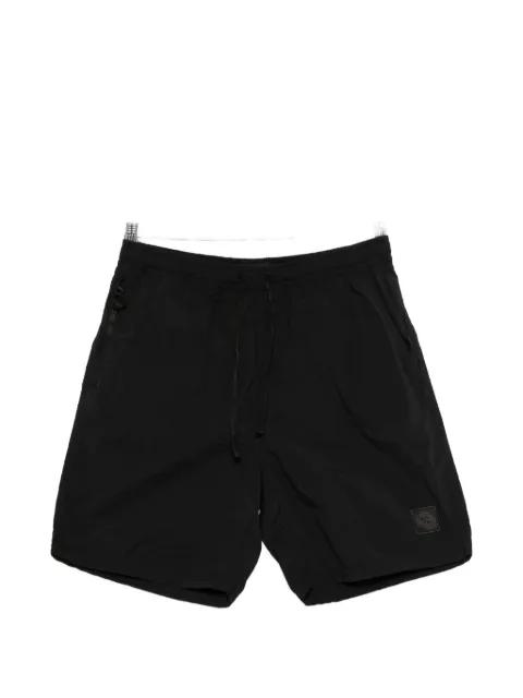 Smerigliato_S. I.  drawstring logo patch shorts by STONE ISLAND
