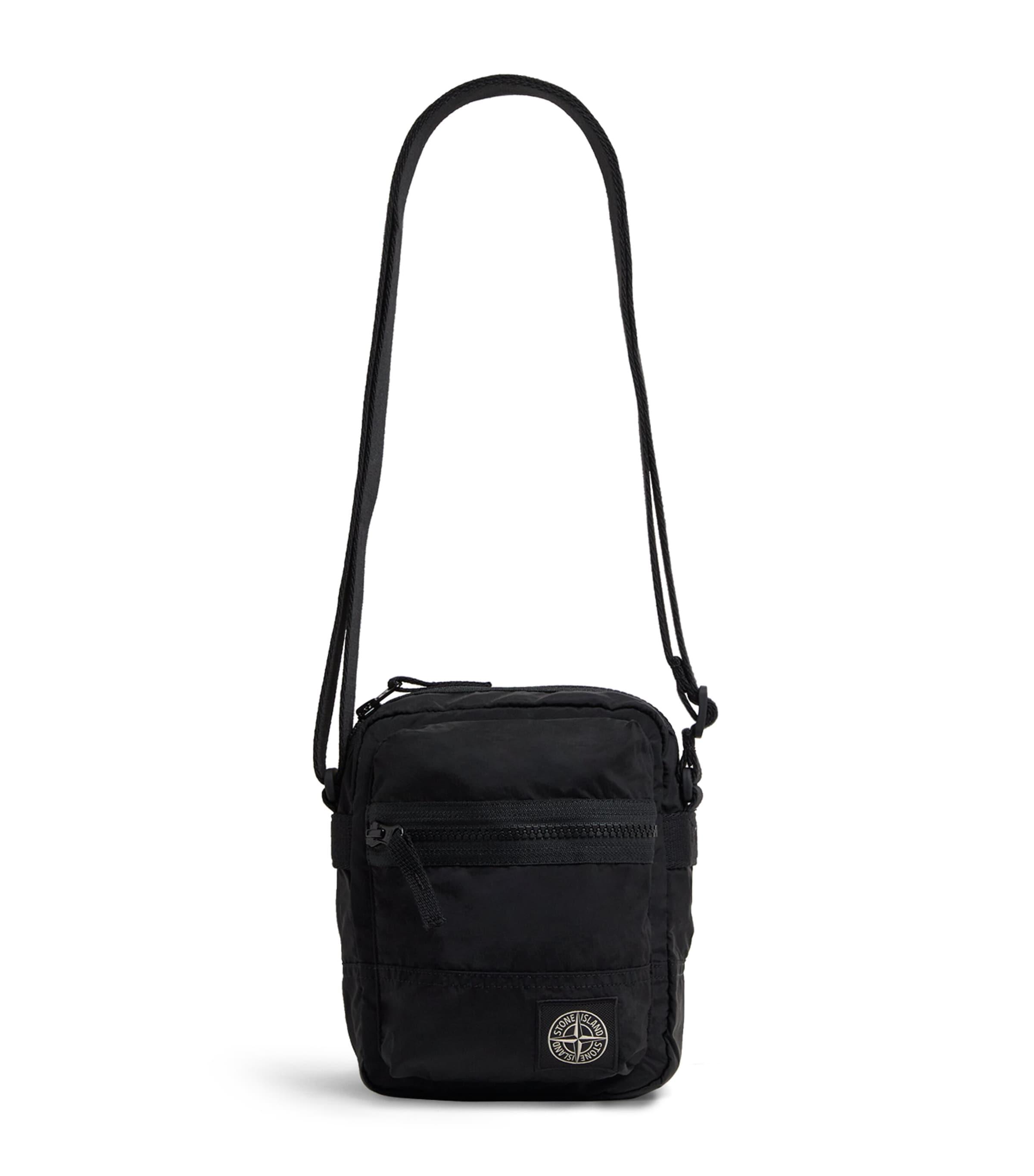 Stone Island Coated-Nylon Logo Cross-Body Bag by STONE ISLAND